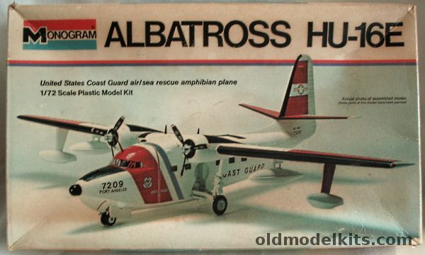 Monogram 1/72 Grumman Albatross HU-16E Coast Guard, 5400 plastic model kit